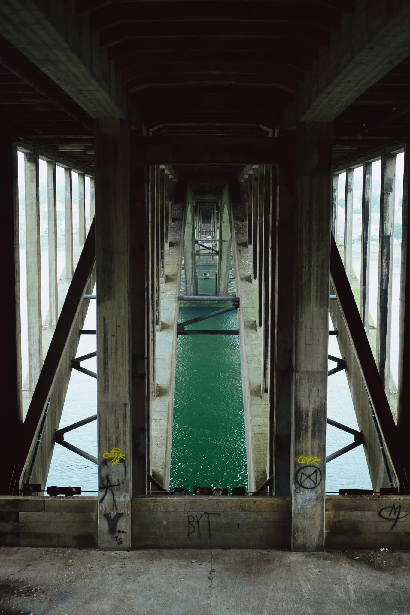 The nice thing about the Royal Tweed Bridge is you can get right underneath it and see its “guts”, so to speak. An incredible piece of engineering.