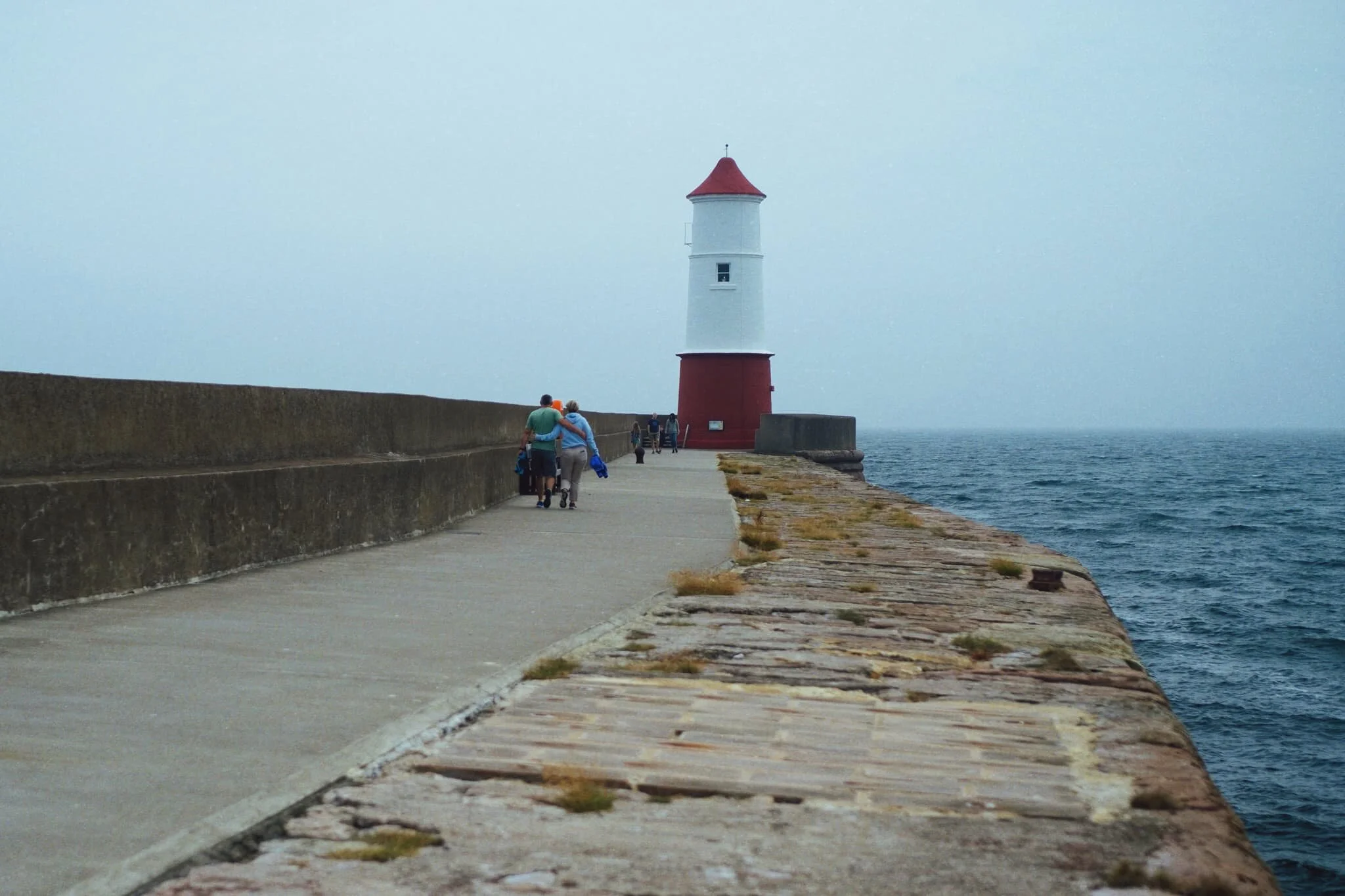 We decide to venture out towards Berwick Lighthouse, England’s most northerly lighthouse. It was built in 1826.