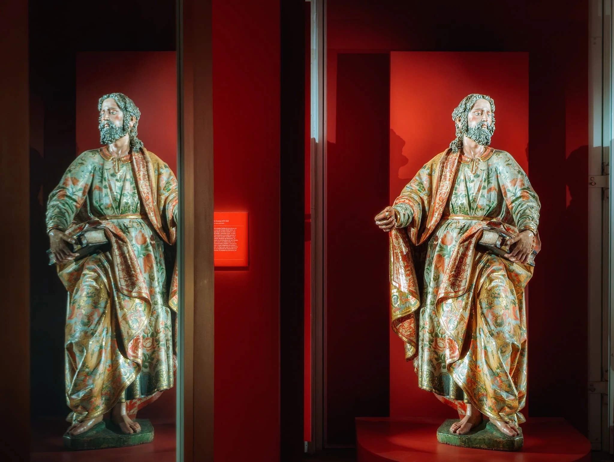 An interesting composition I was able to capture featuring a sculpture of St. Bartholomew and his reflection. The sculpture was made by Bernabé de Gaviria, between 1600―1622 CE. He was said to be flayed alive for converting King Polimius and his family to Christianity.