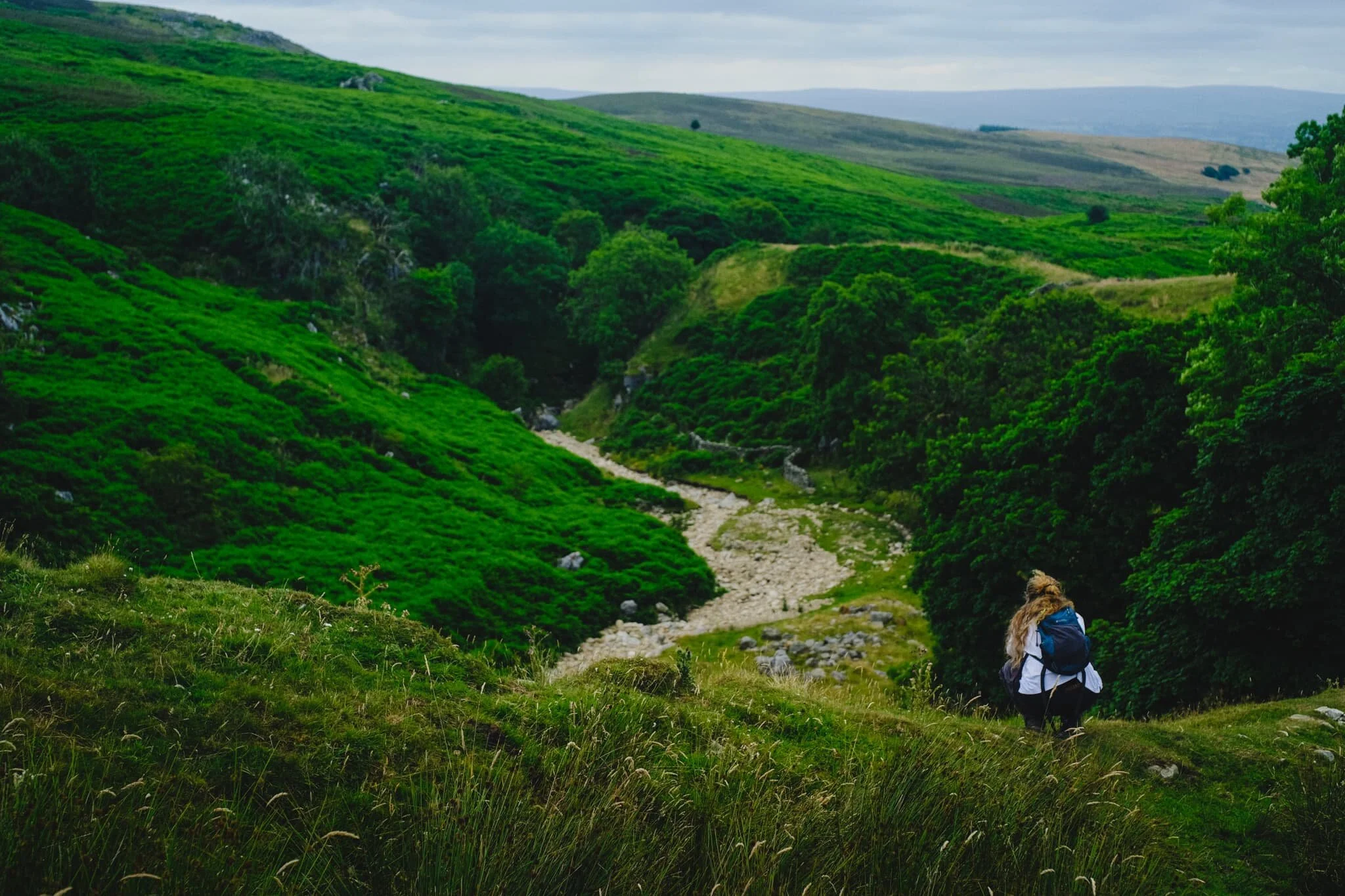 Our first sighting of the dry Ease Gill Kirk. Now to clamber down and explore…