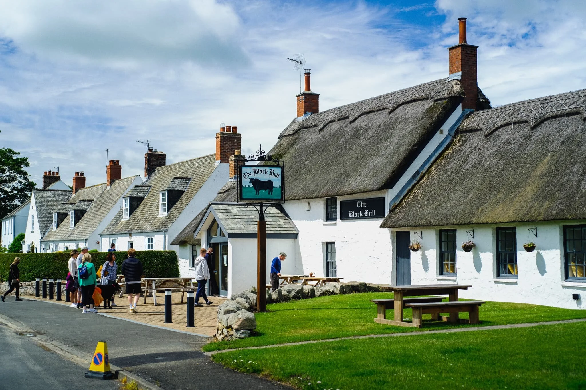 Another 4-minutes south of Duddo is the one-street village of Etal! Featured here is Northumberland’s only thatched-roof pub, The Black Bull . The whole village, in fact, was just impossibly idyllic and so very English.