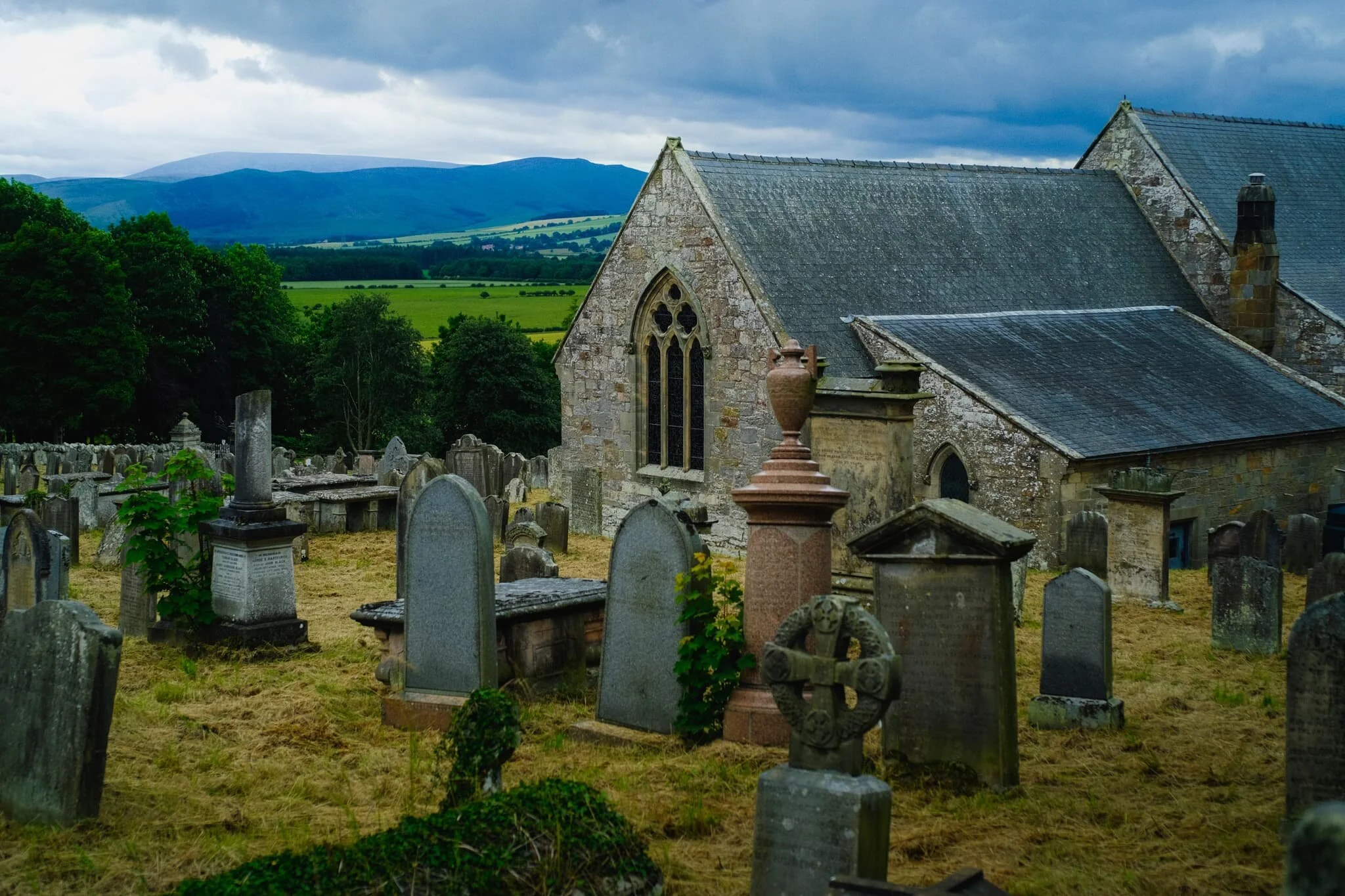 St. Michael & All Angels Church in Ford enjoys wonderful views towards the Cheviot Hills. There’s been a house of worship on this site since the 13th-century.