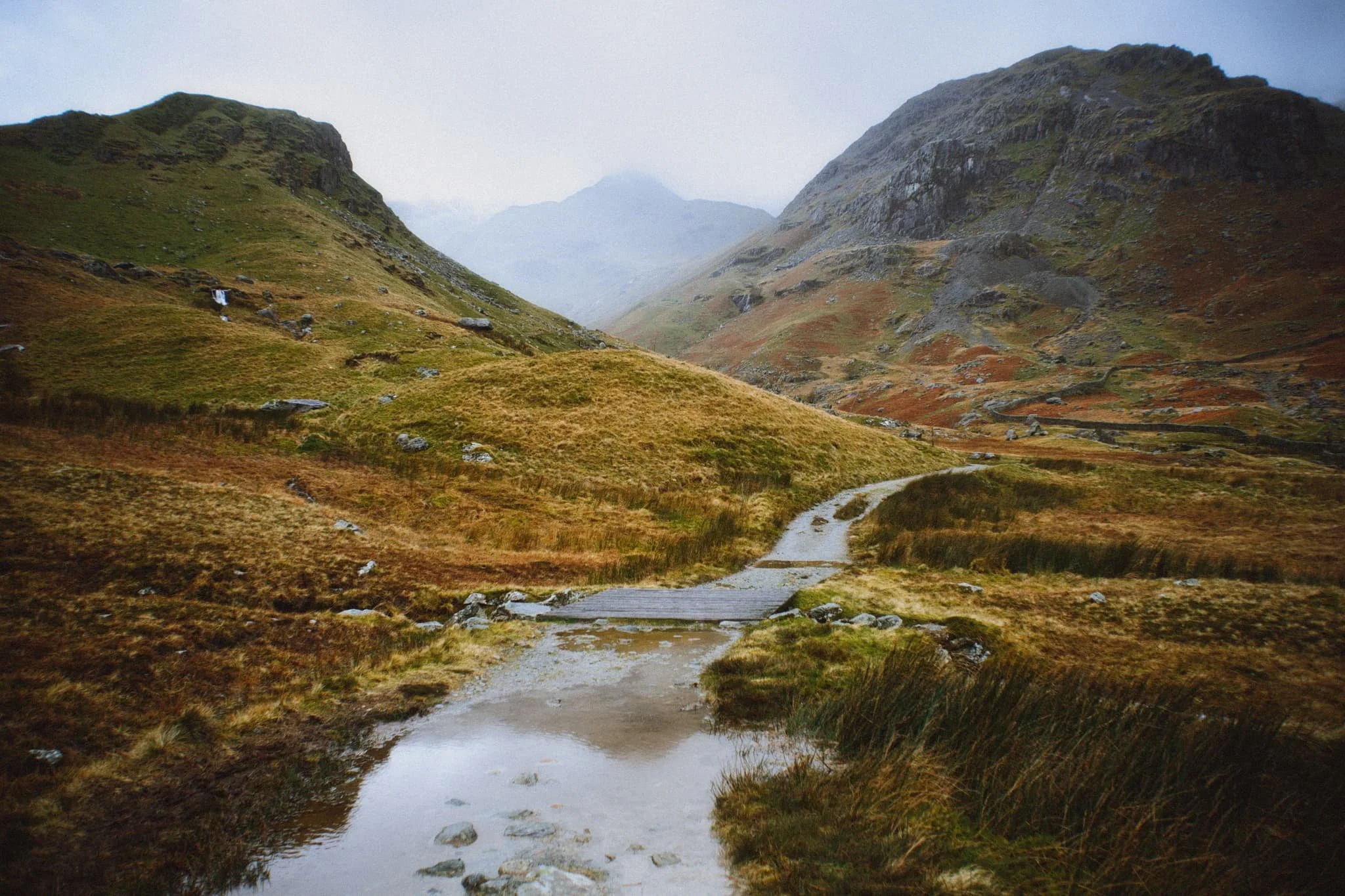 Thankfully, this was also when conditions started to clear up and the Helvellyn range of fells began to reveal themselves.