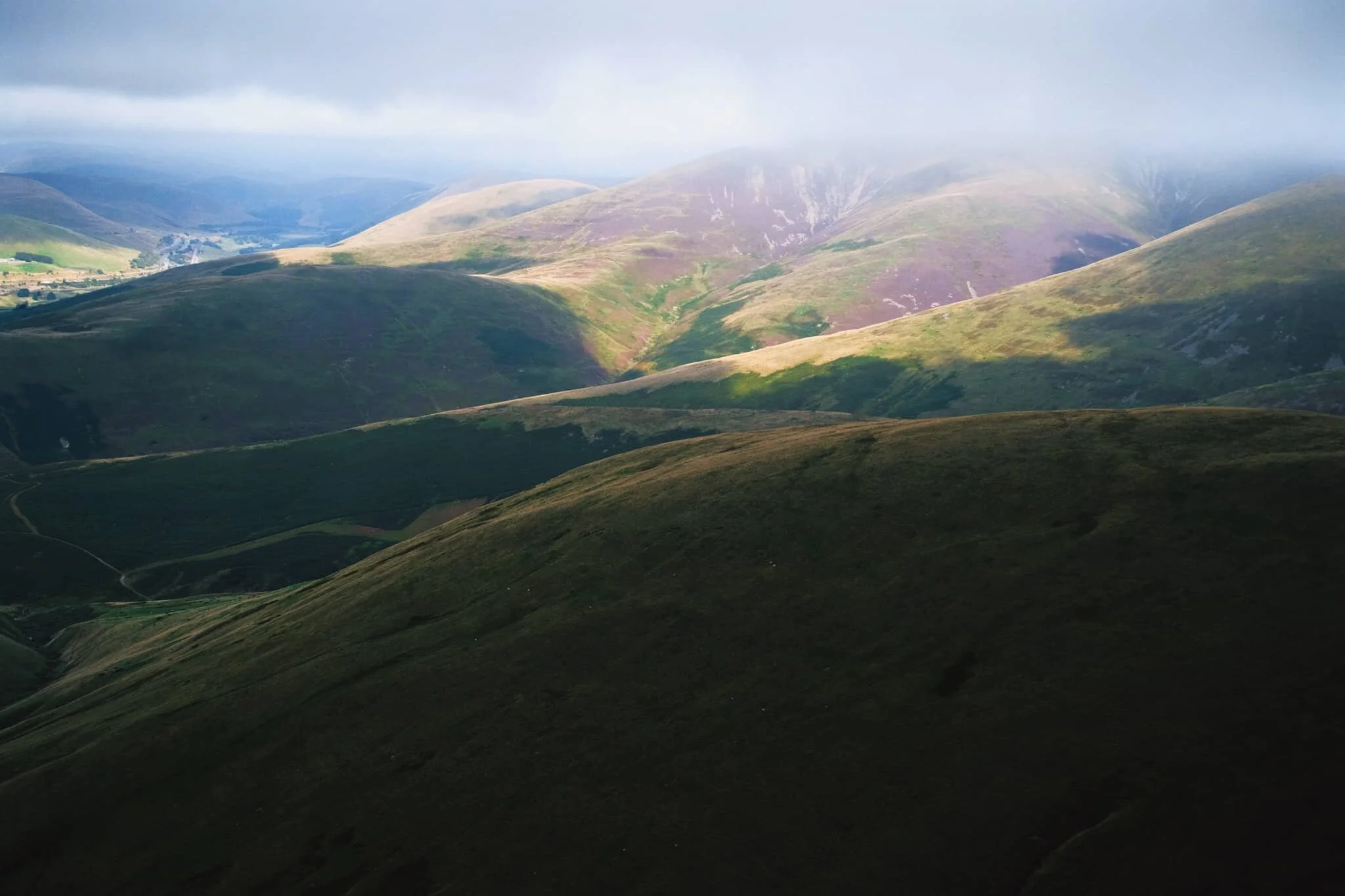 The view north from the summit of Arant Haw. Good heavens .