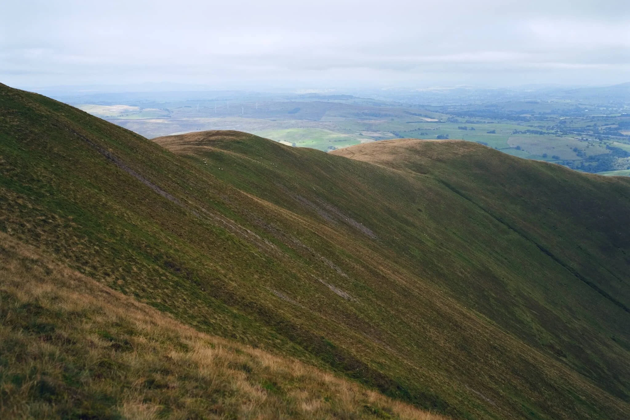 The western spur that juts out from Arant Haw gives you an indication of the steepness of the fell’s western face.