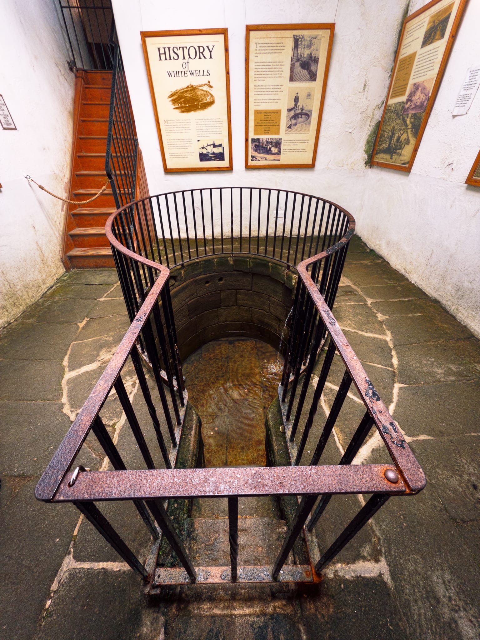 The plunge pool in question. A bit low, what with the intense and dry summer we’ve had, and merely a trickle dropping into it. Have to say, with the consistently high temperatures we’ve had, it weren’t half tempting…