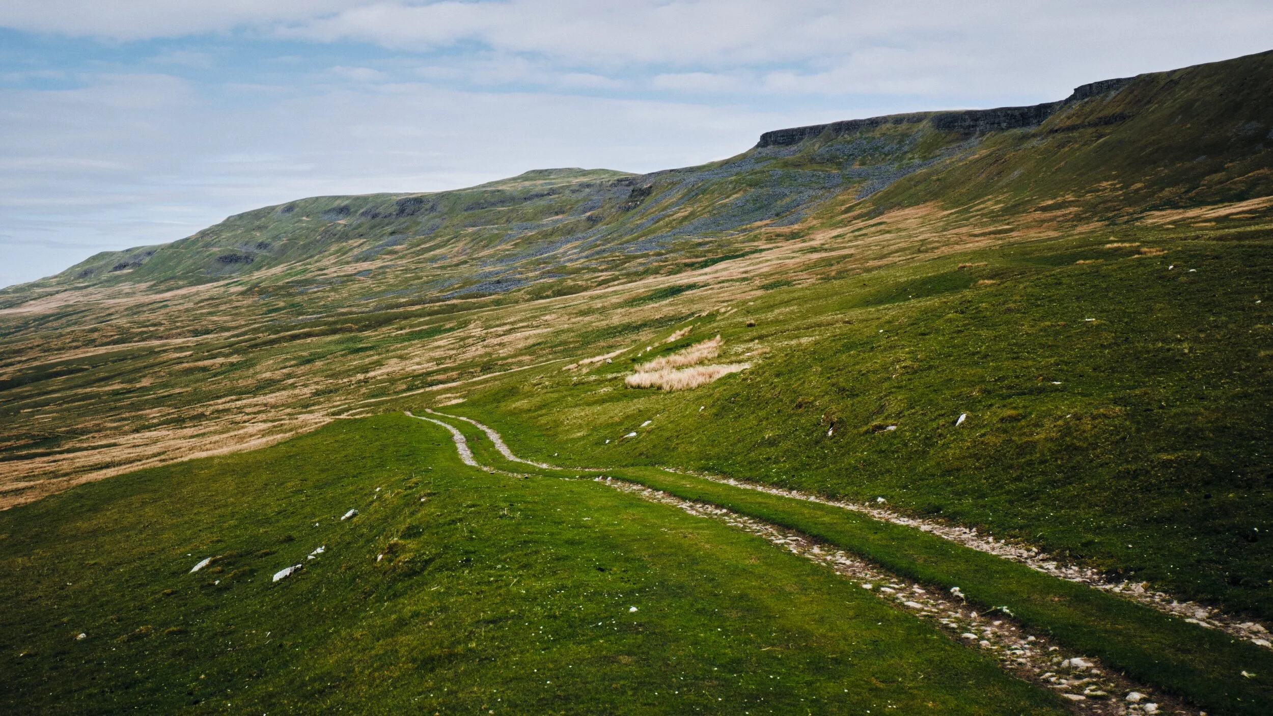 Looking down the Pennine Bridleway as it descends into Mallerstang. One day, we’ll finish the route.