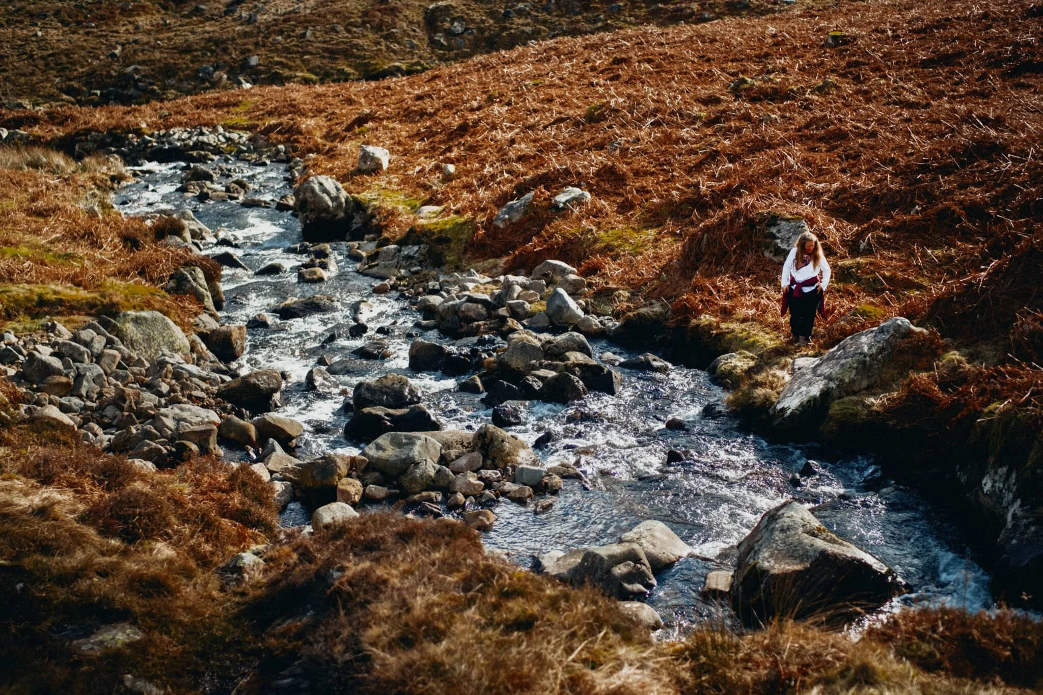 Lisabet went seeking for the perfection composition of a particularly powerful cascade on Grainsgill Beck.