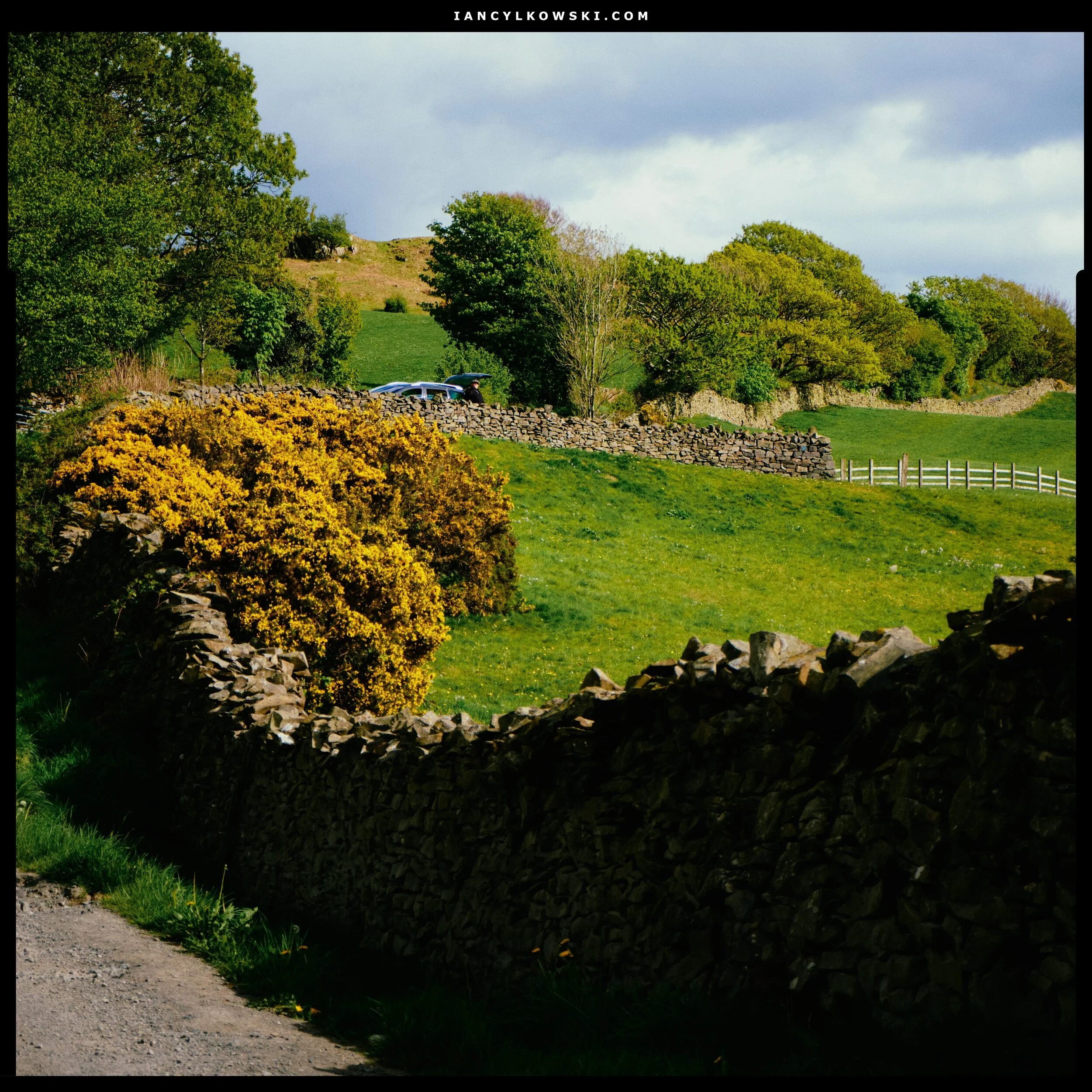 Following the drystone wall back up to Paddy’s Lane.