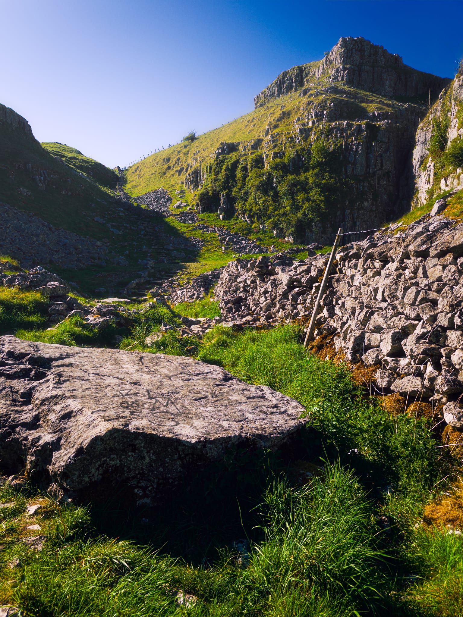 As we head down the valley, a look back reveals Ing Scar Crag in a composition I’d never taken before.