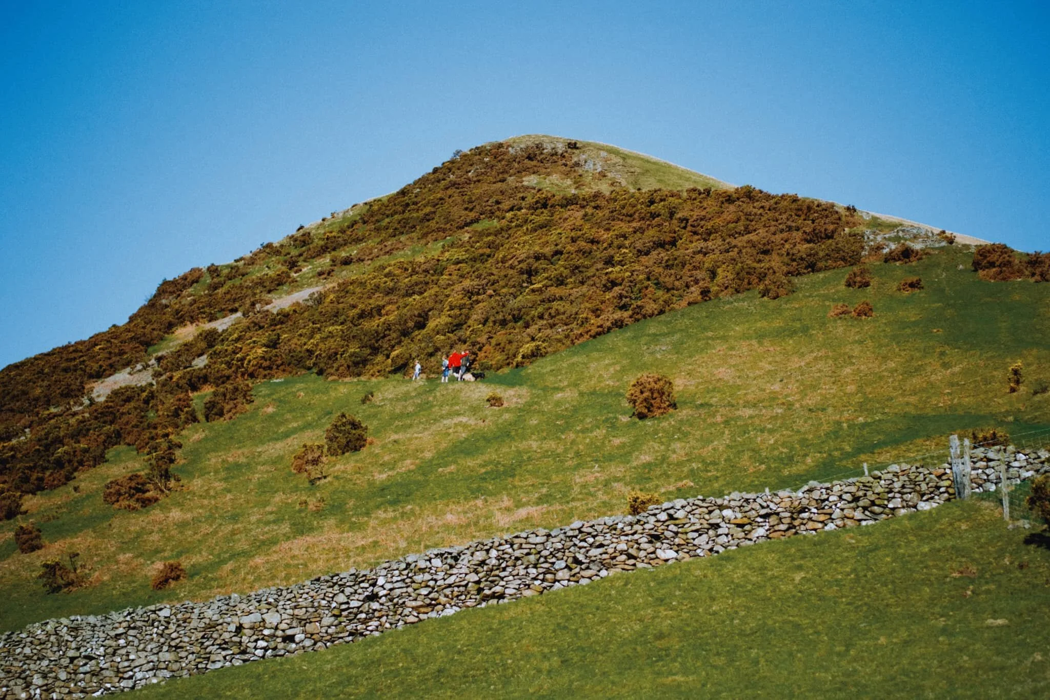 We were keen to stay on the main footpath, but others elected to ascend the Winder summit as quickly as possible.